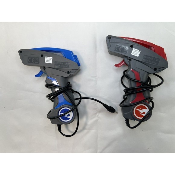 Hotwheels Go For It Slot Car Controllers Lot Of 2 Kidztech 83130 Red and Blue - Picture 2 of 3